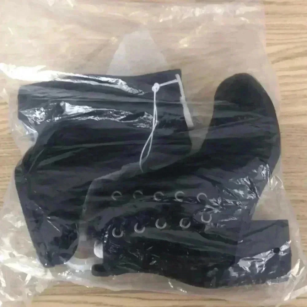🆕JUSTICE BLACK SIDE LACE FAUX FUR BOOTS 12🆕
